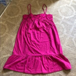 Pink sundress/beach coverup. NWOT.